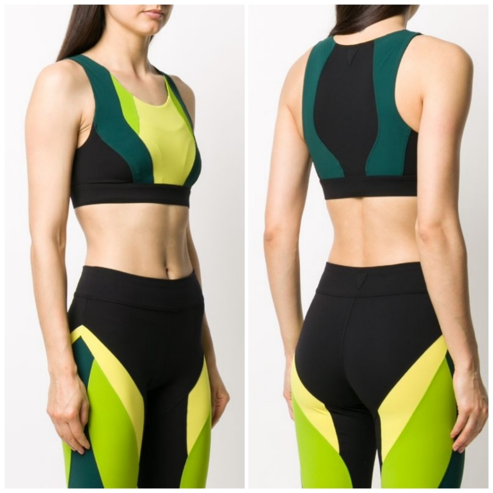 No Ka' Oi colour block sports bra